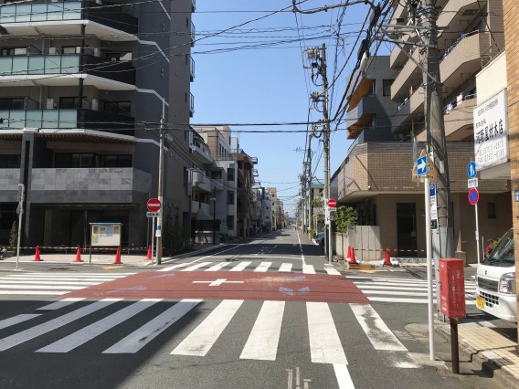 最初の十字路