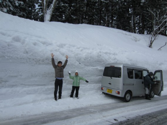 雪の壁・魚沼市